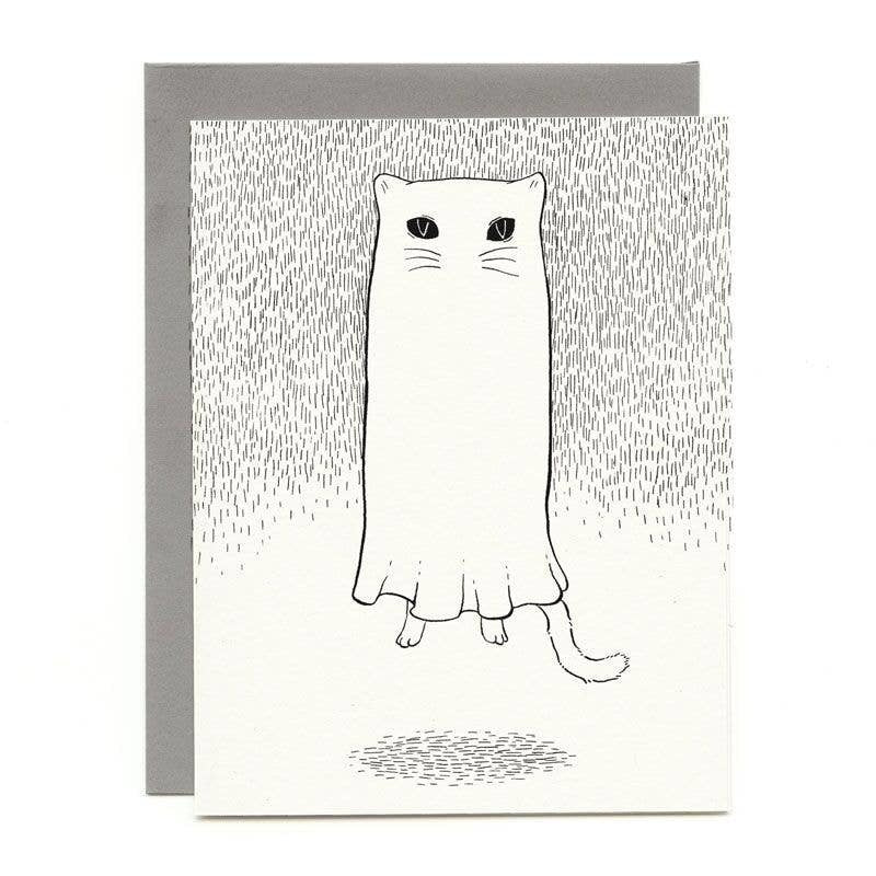 Floating Ghostie Everyday Card