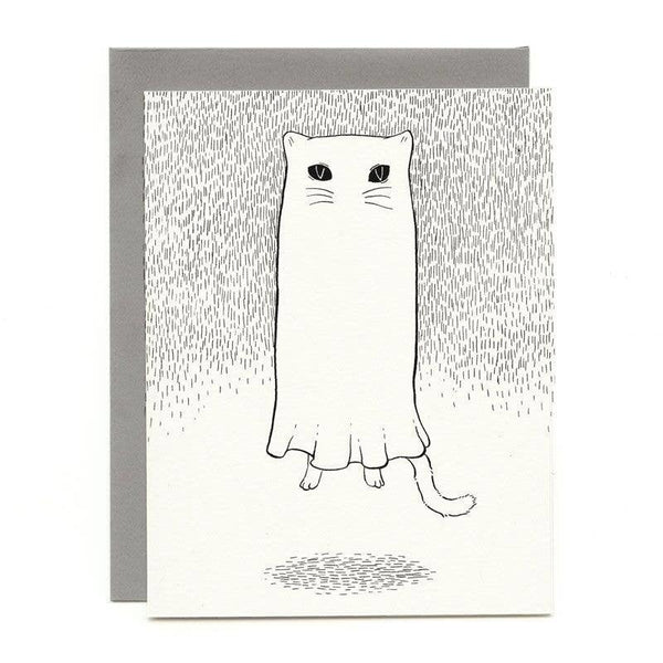 Floating Ghostie Everyday Card