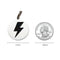 Lightning Bolt - Dog ID Tag / Charm