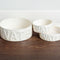 Classic Pet Bowl - "WATER" - White